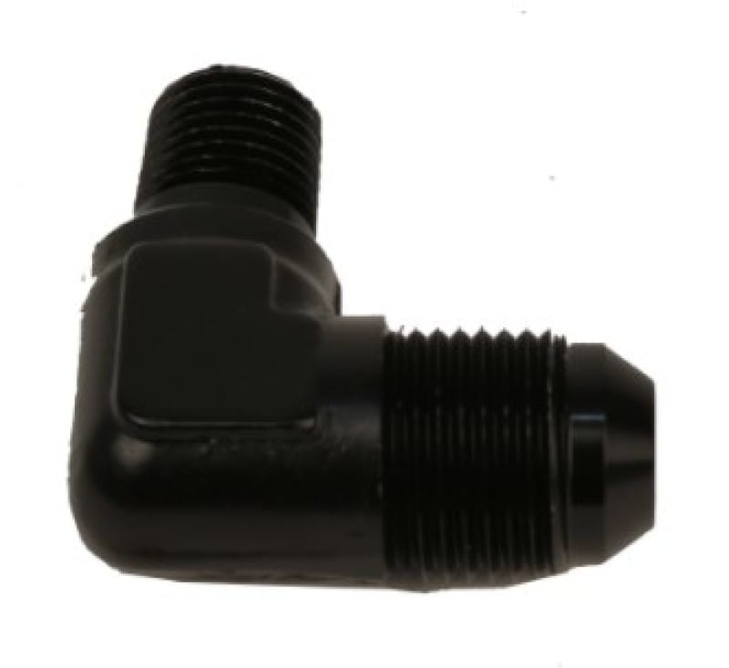 Aeromotive Fitting Elbow 1/4in-MNPT to AN-08 90-Deg Black thumbnail 2