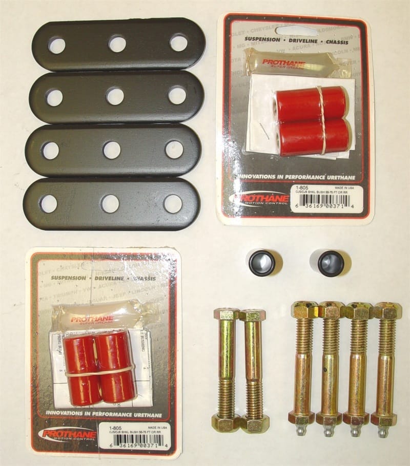 Rugged Ridge HD Front & Rear Leaf Spring Shackles 55-75 CJ - 18265.04 thumbnail 2