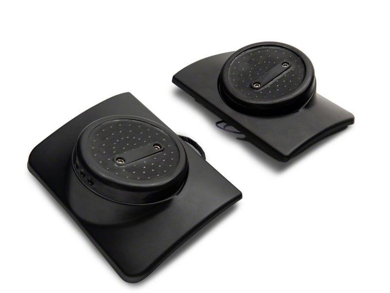 Raxiom 07-18 Jeep Wrangler JK Axial Series Halo LED Tail Lights- Black Housing (Clear Lens)