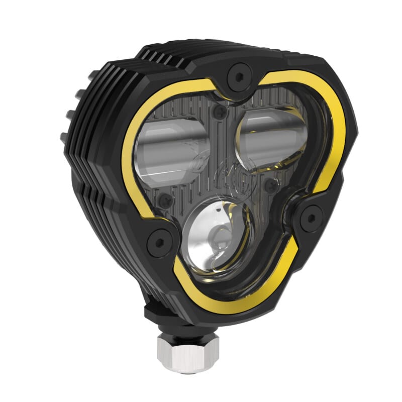 KC HiLiTES FLEX ERA 3 Dual Mode SAE Fog Light - Single Light Master Kit (w/Clear + Yellow Lens) thumbnail 12