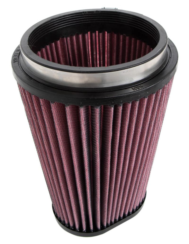 K&N Universal Round Clamp-On Air Filter 4-1/2in FLG, 5-7/8in B, 3-1/4in X 4-1/2in T, 8in H thumbnail 2