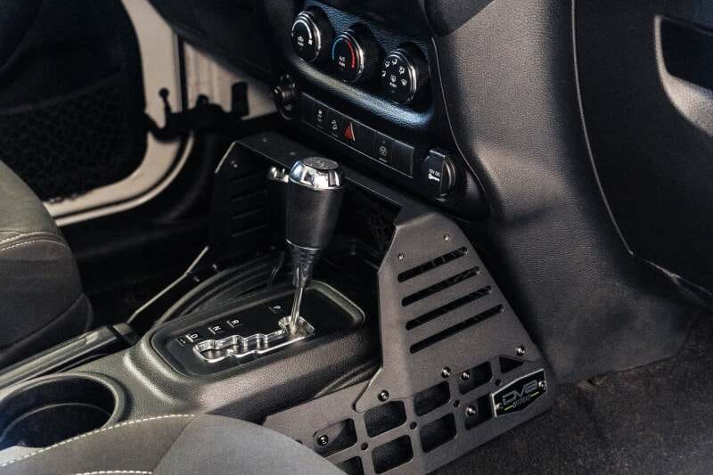 DV8 07-18 Jeep Wrangler JK Center Console Molle Panels & Device Bridge thumbnail 3