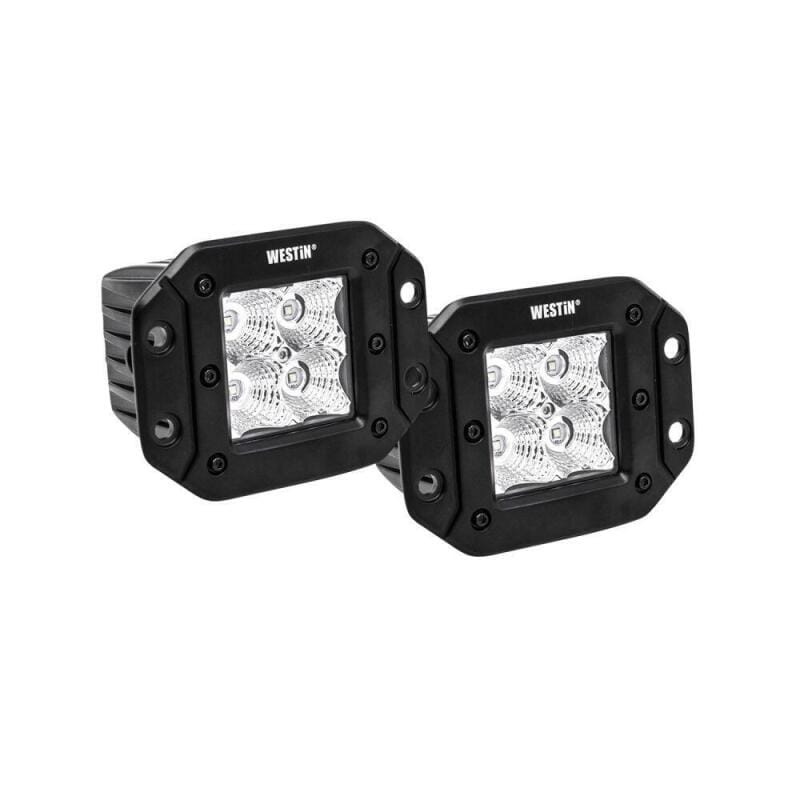 Westin FM4Q 3W Osram w/mounting hardware and pigtail connectors (set of 2) - Black thumbnail 2
