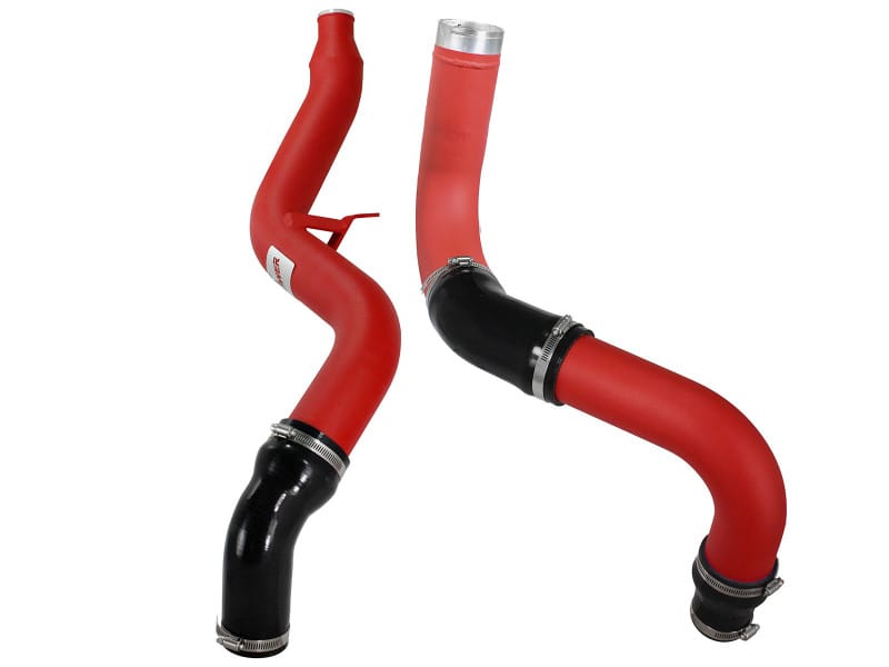 aFe Bladerunner 3in Red Intercooler Hot and Cold Side Tubes 14-15 Dodge Ram 1500 EcoDiesel V6 3.0L thumbnail 2