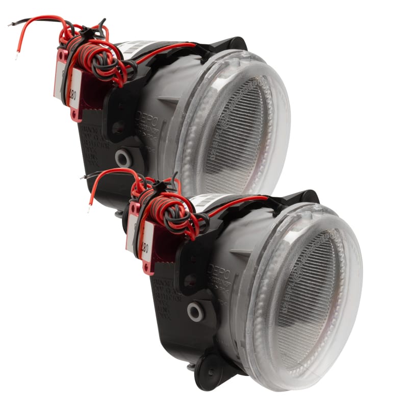 Oracle Lighting 10-15 Jeep Wrangler JK Pre-Assembled LED Halo Fog Lights -Pink thumbnail 3