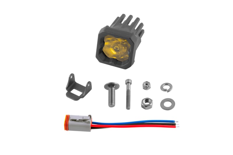 Diode Dynamics Stage Series C1 LED Pod Pro - Yellow Wide Standard ABL Each thumbnail 7