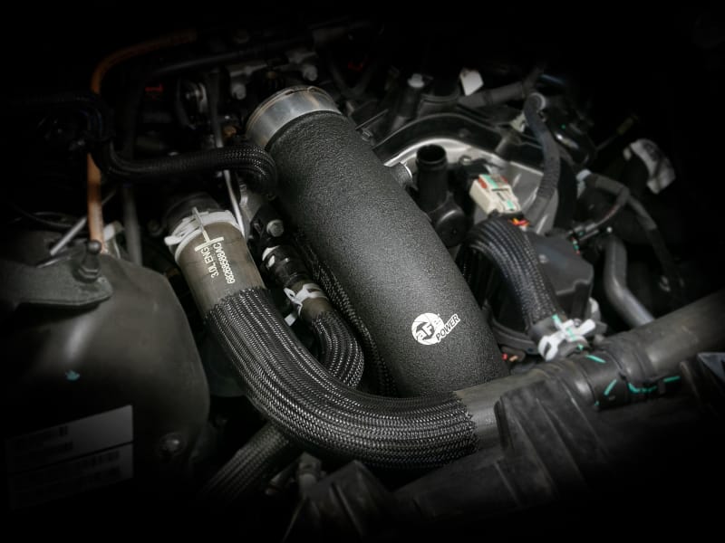 aFe RAM 1500 20-22 V6-3.0L (td) BladeRunner 3 IN Aluminum Cold Charge Pipe Black thumbnail 4