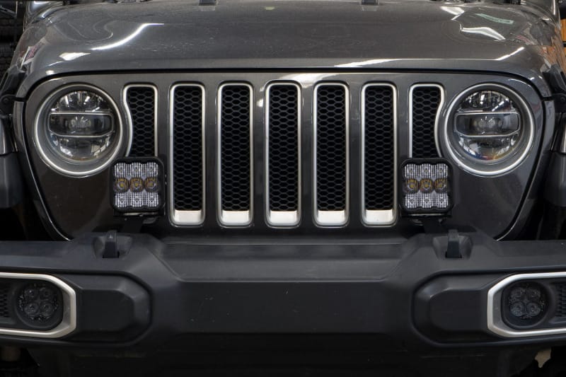 Diode Dynamics 18-21 Jeep JL Wrangler SS5 Bumper LED Pod Light Kit - Sport Yellow Driving thumbnail 2