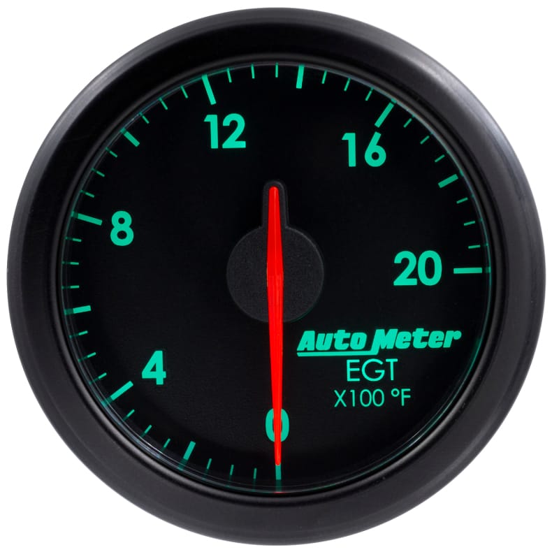 Autometer Airdrive 2-1/16in EGT Gauge 0-2000 Degrees F - Black thumbnail 7