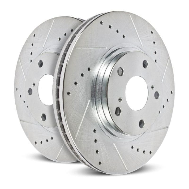 Power Stop 14-19 Ram ProMaster 1500 Rear Evolution Drilled & Slotted Rotors - Pair - AR8395XPR thumbnail 2