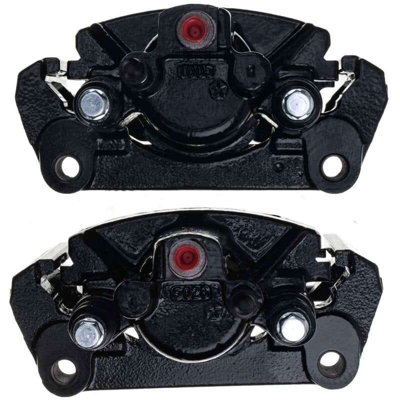 Power Stop 11-18 Ram 1500 Rear Black Calipers - Pair (w/Bracket) thumbnail 2