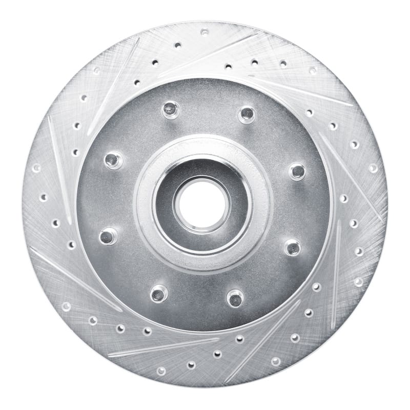 R1 73-77 Dodge B300 Van (71-74) / B300 (75-80) Front Left Drilled & Slotted Silver Brake Rotor
