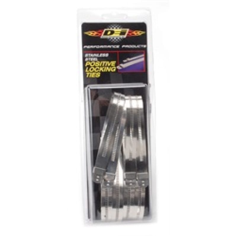 DEI Stainless Steel Positive Locking Tie 1/2in (12mm) x 9in - 8 per pack thumbnail 3