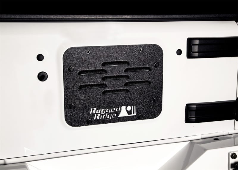 Rugged Ridge Tire Carrier Delete Plate 07-18 Jeep Wrangler JK thumbnail 2