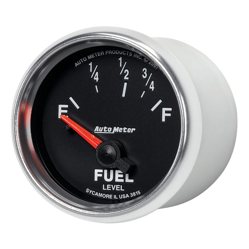 AutoMeter Gauge Fuel Level 2-1/16in. 73 Ohm(e) to 10 Ohm(f) Elec Gs thumbnail 2