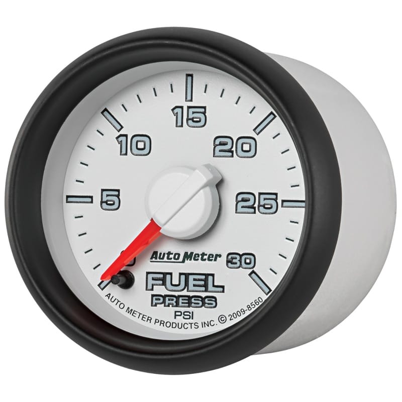 Autometer Factory Match 52.4mm Full Sweep Electronic 0-30 PSI Fuel Pressure Gauge thumbnail 2