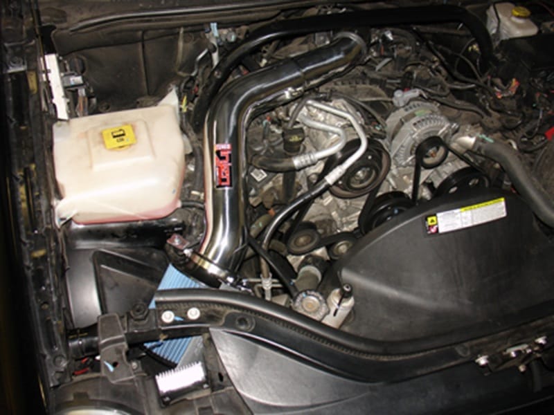 Injen 05-10 Grand Cherokee WK Wrinkle Bk Power-Flow Intake w/ MR Tech & Web Nano Fiber Dry Filter thumbnail 2