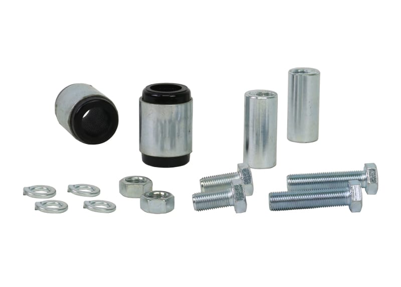Whiteline 09 lancer Ralliart Rear Camber adj kit-control arm upper bushes thumbnail 2