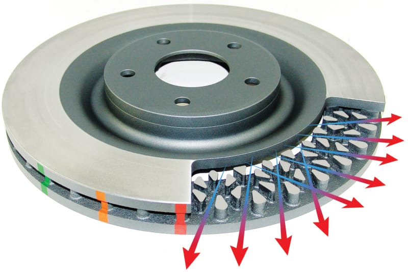 DBA 13-17 SRT Viper (1 Pc Disc Excl TA Package) Front 5000 Series Slotted Rotor w/Black Hat - DBA52448BLKS