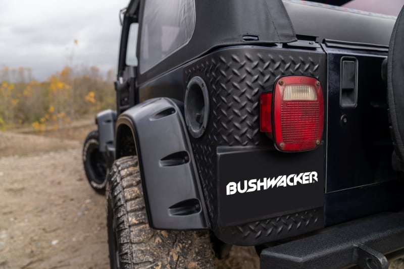 Bushwacker 97-06 Jeep Wrangler Trail Armor Rear Corners - Black - 14004 thumbnail 3