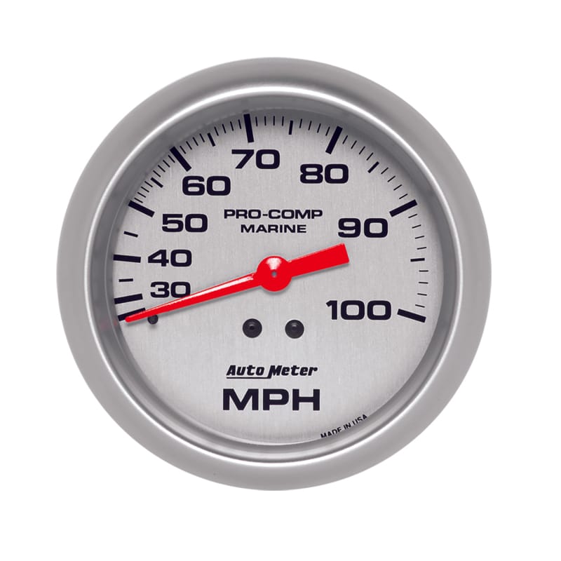Autometer Marine Silver Mechanical Speedometer