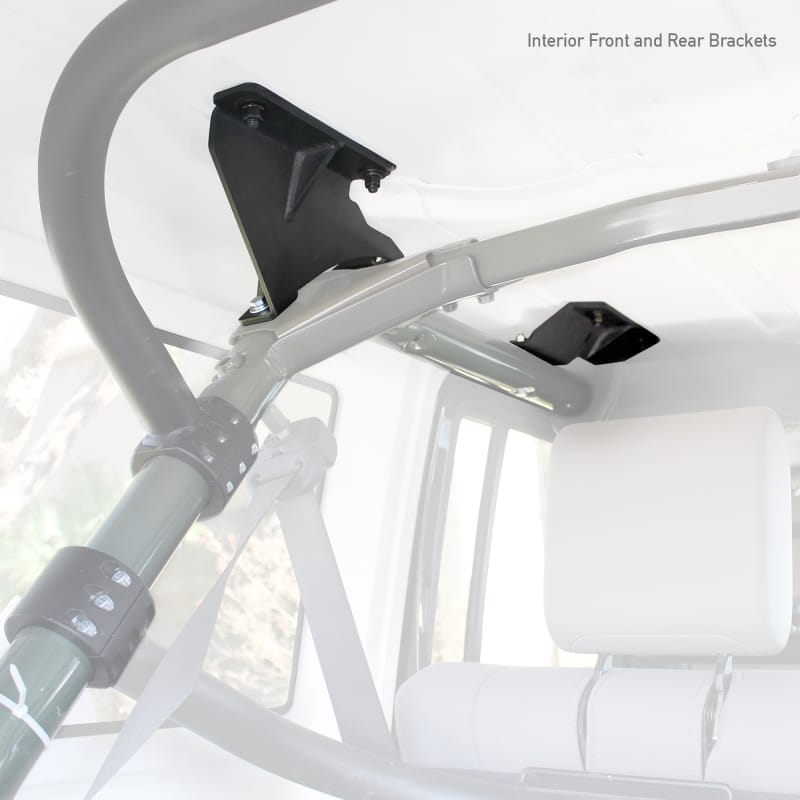 Go Rhino 07-17 Jeep Wrangler 4dr Mounting Kit for SRM Rack