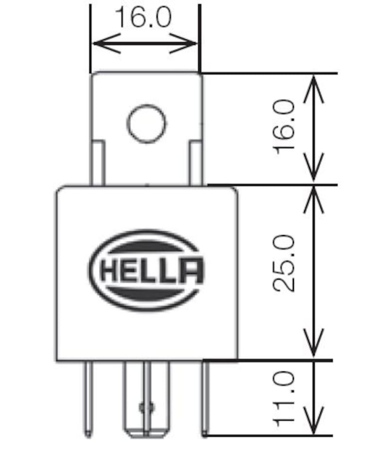 Hella Relay Mini Iso Alt 4 Pole 24V Spst Bkt thumbnail 2