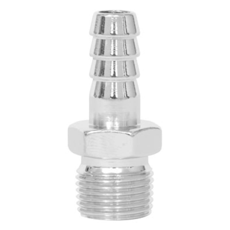 Spectre Fuel Fitting 3/8in. Hose Barb NPT Threads - Chrome thumbnail 3