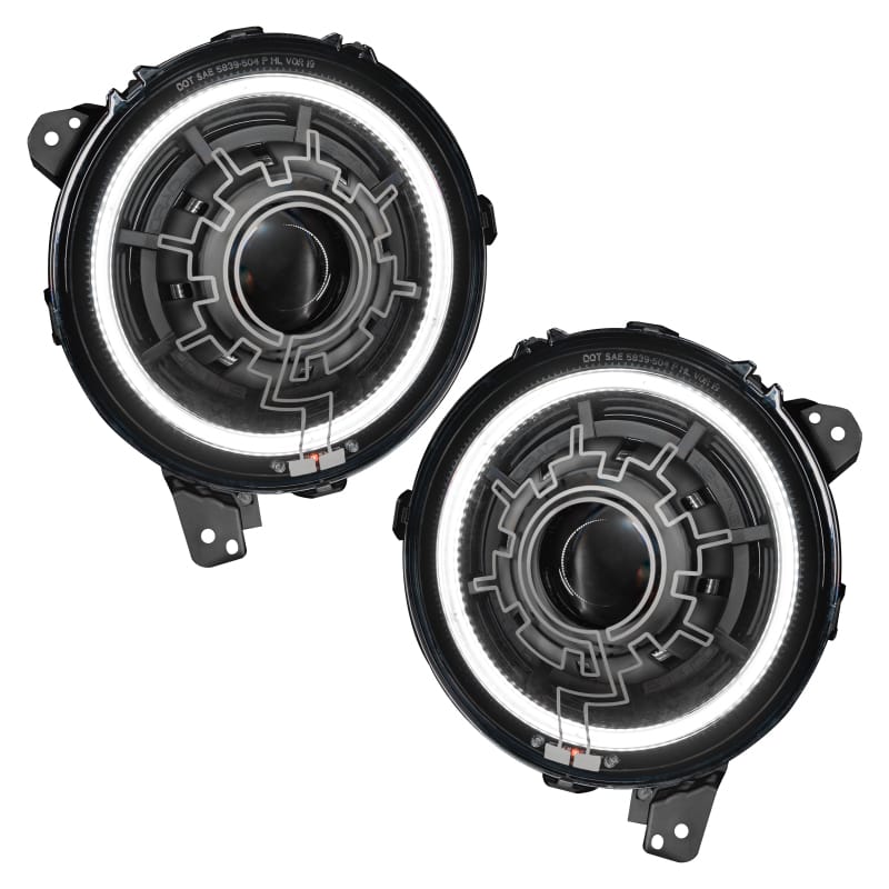 Oracle Lighting 18-22 Jeep Wrangler JL Oculus Bi-LED Projector Headlights