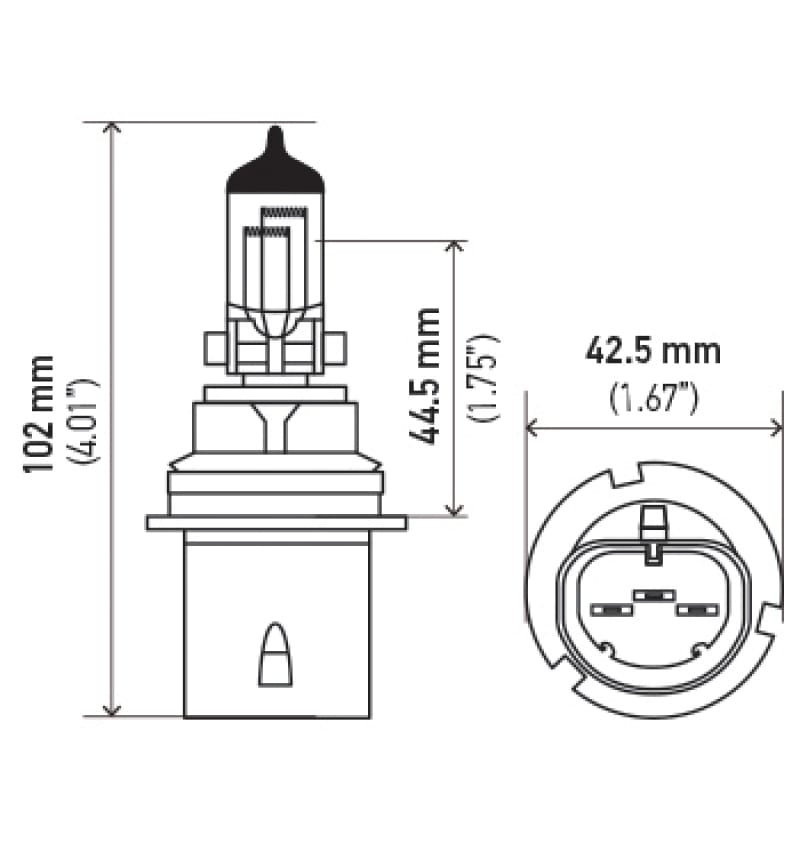 Hella Bulb 9004 12V 65/45W Xen Wht Xb (2) thumbnail 3