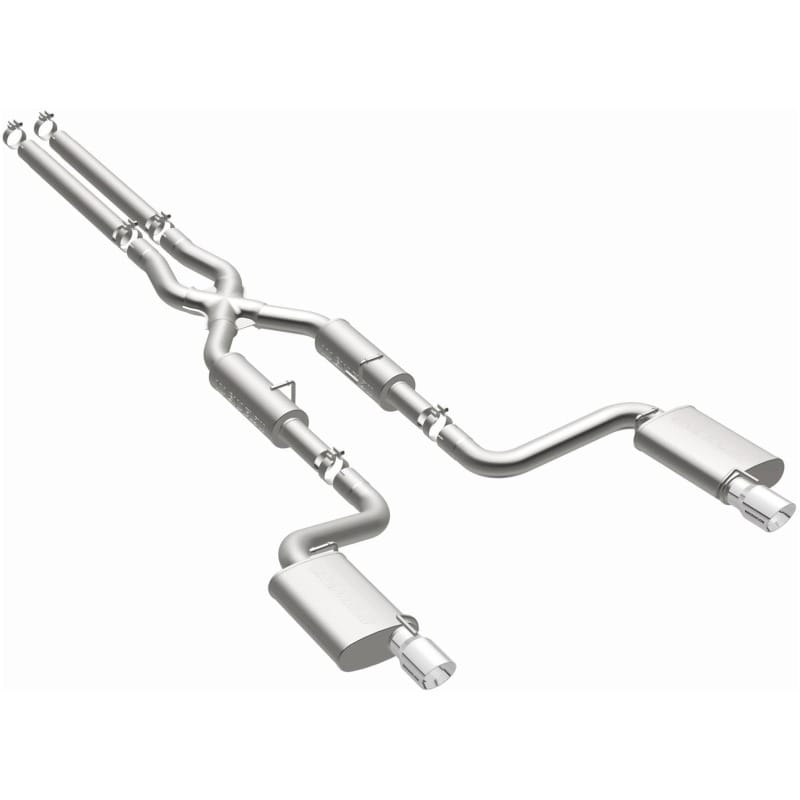 MagnaFlow 11-12 Dodge Charger SRT-8 Hemi Dual Split Rear Exit Stainless Cat-Back Performance Exhaust thumbnail 4