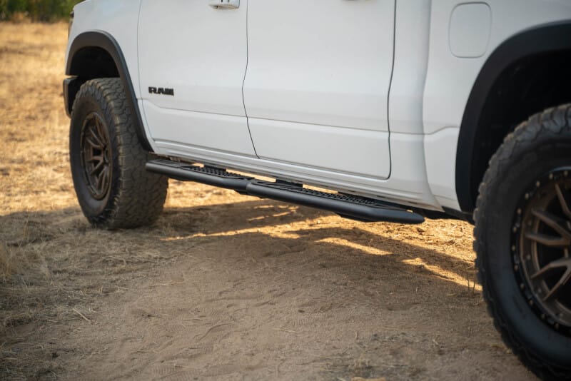 DV8 Offroad 19-25 RAM 1500 Crew Cab OE Plus Side Steps - Black Steel thumbnail 2