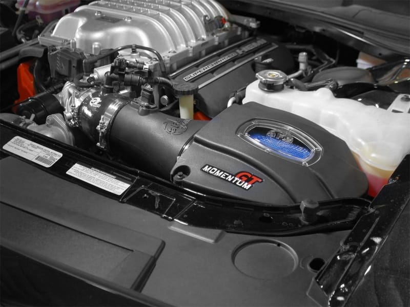aFe Momentum Air Intake System PRO 5R w/ Extra Filter 2015 Dodge Challenger SRT Hellcat 6.2L (sc) thumbnail 3