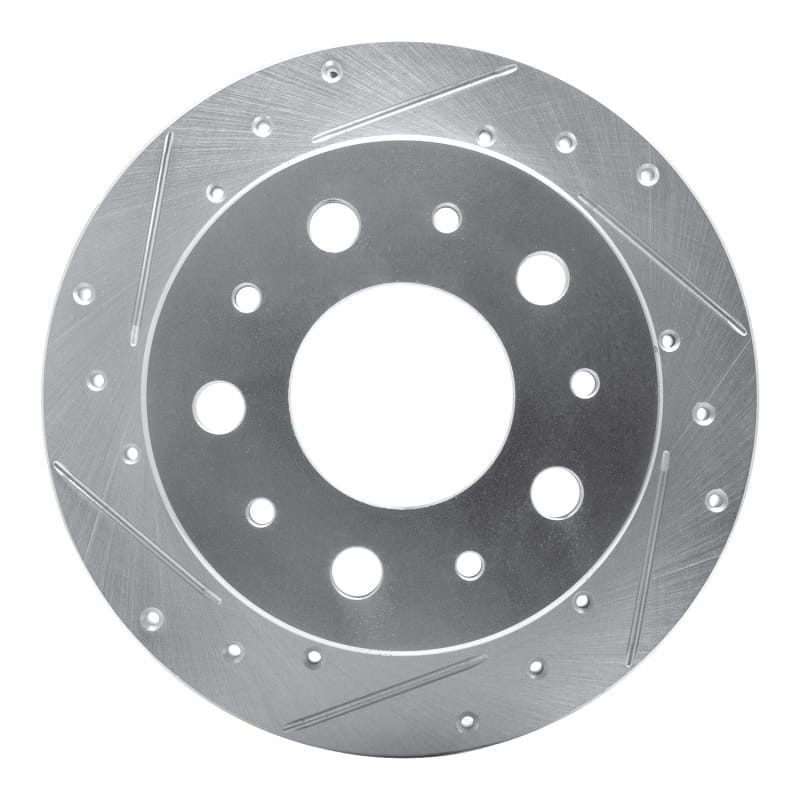 R1 14-21 Ram Promaster 2500 Rear Left Drilled & Slotted Silver Brake Rotor - 631-40115L