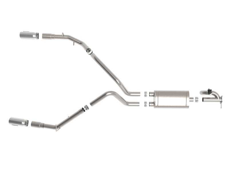 aFe Gemini XV 3in 304 SS Cat-Back Exhaust 19-21 Ram 1500 V8 5.7L Hemi w/ Polish Tips thumbnail 3