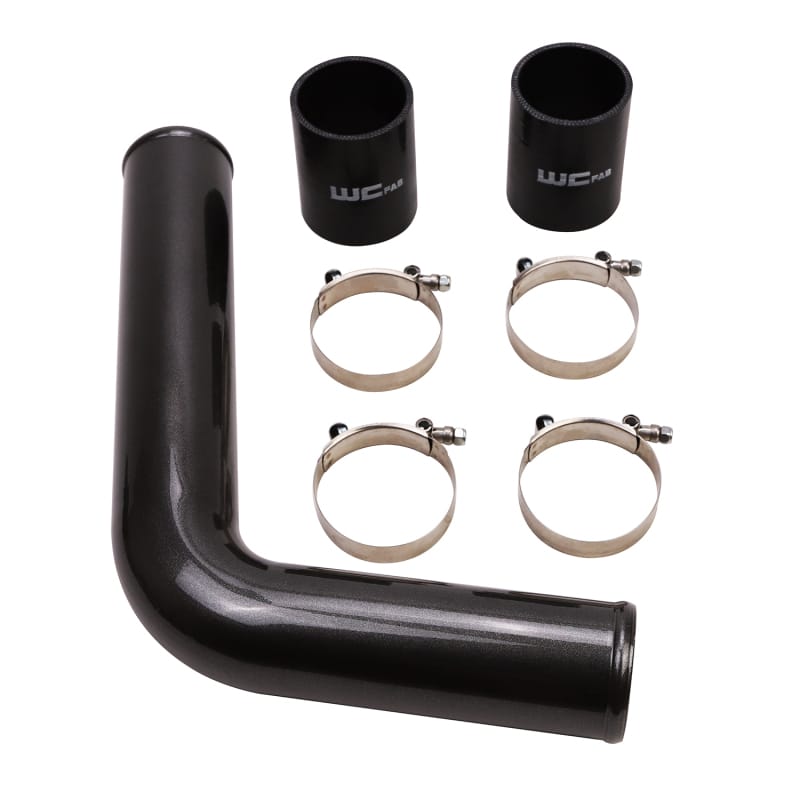 Wehrli 03-07 Cummins 5.9L Driver Side 3in Intercooler Pipe - Sparkle Bomber Orange