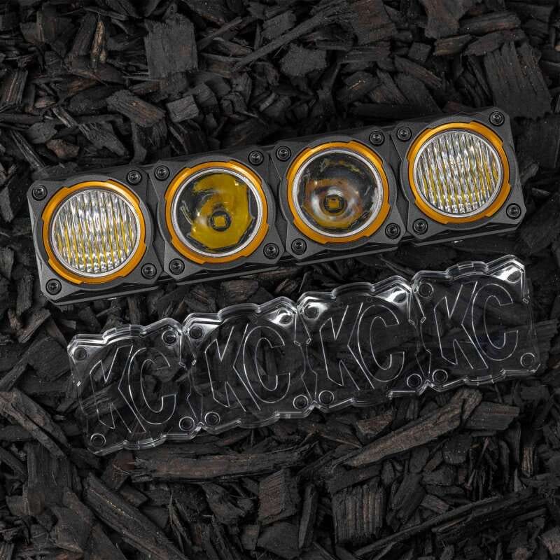 KC HiLiTES FLEX ERA LED Light Bar 10in. Light Shield - Clear (SHIELD ONLY) thumbnail 2