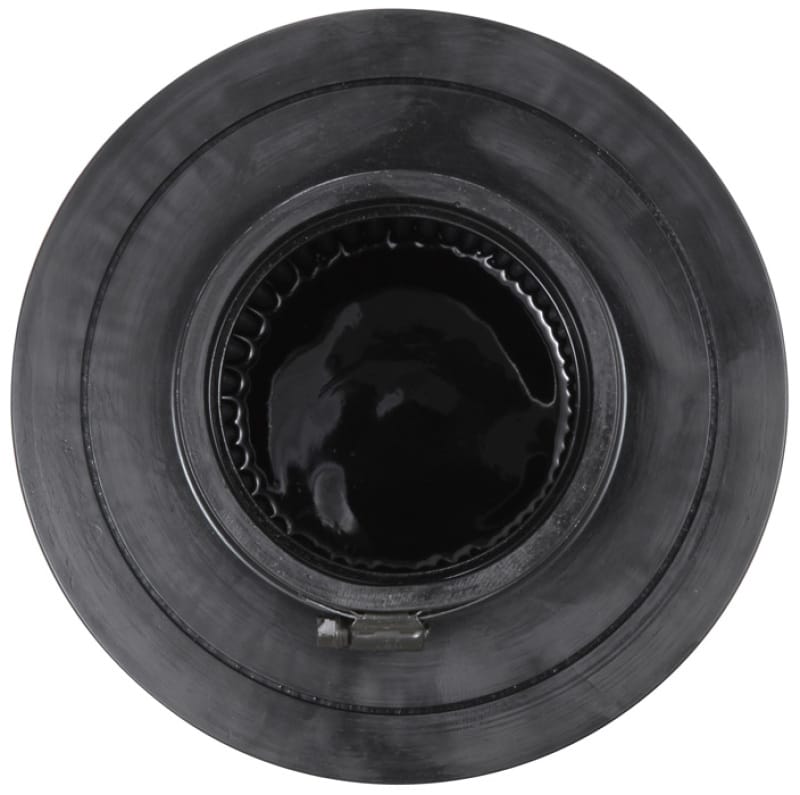 K&N Universal Rubber Filter-Round Tapered 4in Flange ID x 8in Base OD x 6.625in Top OD x 8in H thumbnail 3