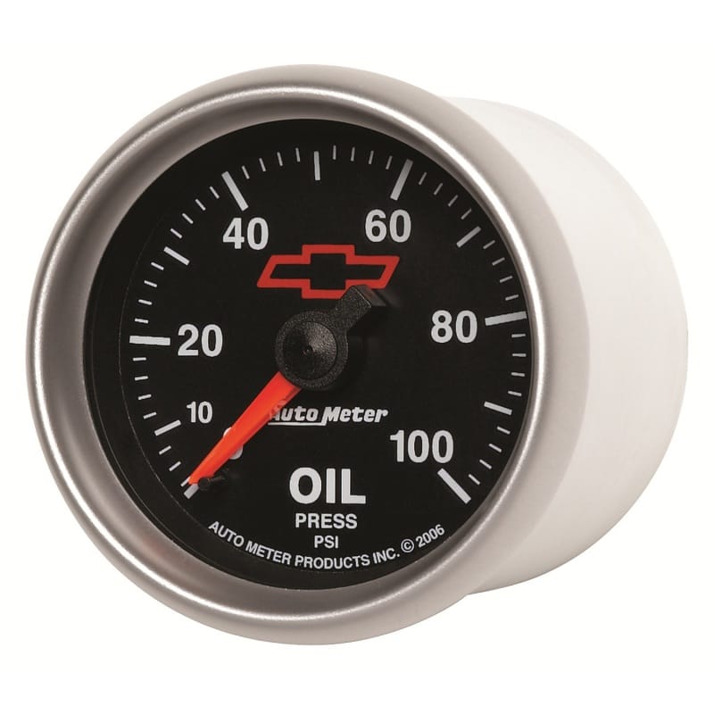 Autometer Sport-Comp II GM 52mm 0-100 PSI Mechanical Oil Pressure Gauge thumbnail 2