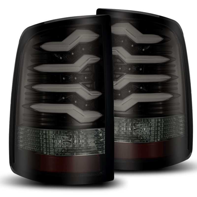 AlphaRex 09-18 Dodge Ram 1500 PRO-Series LED Tail Lights Jet Black thumbnail 2