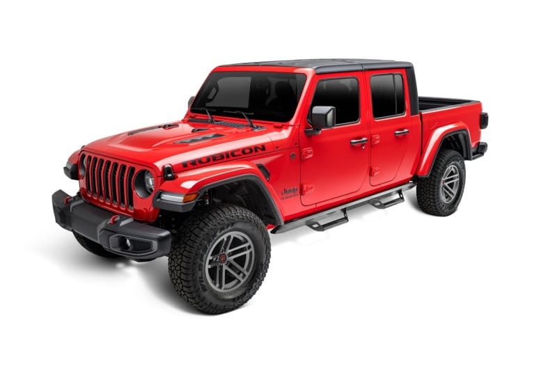 N-Fab Predator Pro Step System 2019 Jeep Wrangler JT 4DR Truck Full Length - Tex. Black thumbnail 2