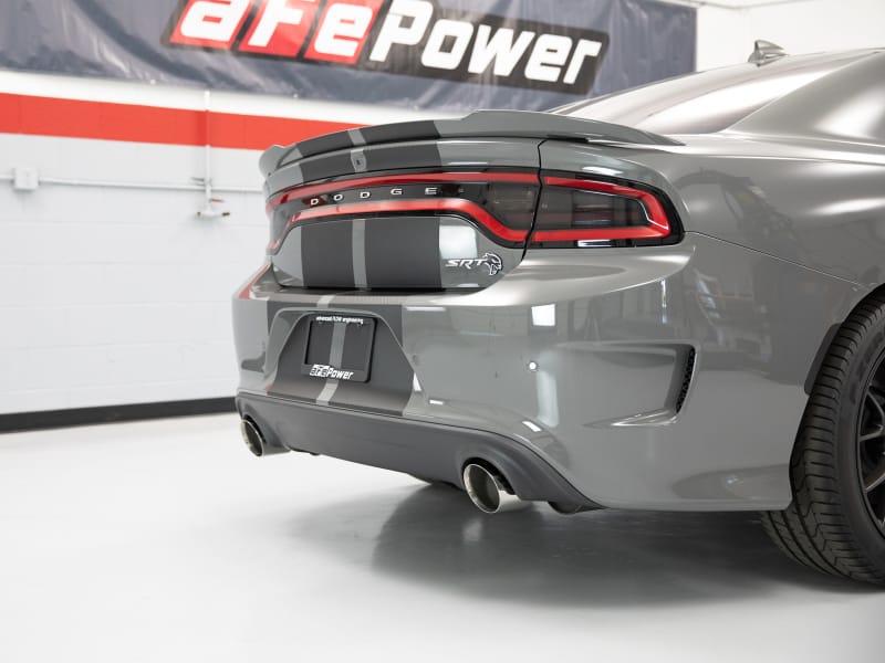 aFe MACH Force-XP 4-1/2in Polished OE Replacement Exhaust Tips - 15-19 Dodge Charger/Hellcat thumbnail 2