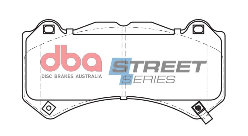DBA 16-19 Cadillac ATS V Front Street Series Brake Pads thumbnail 2
