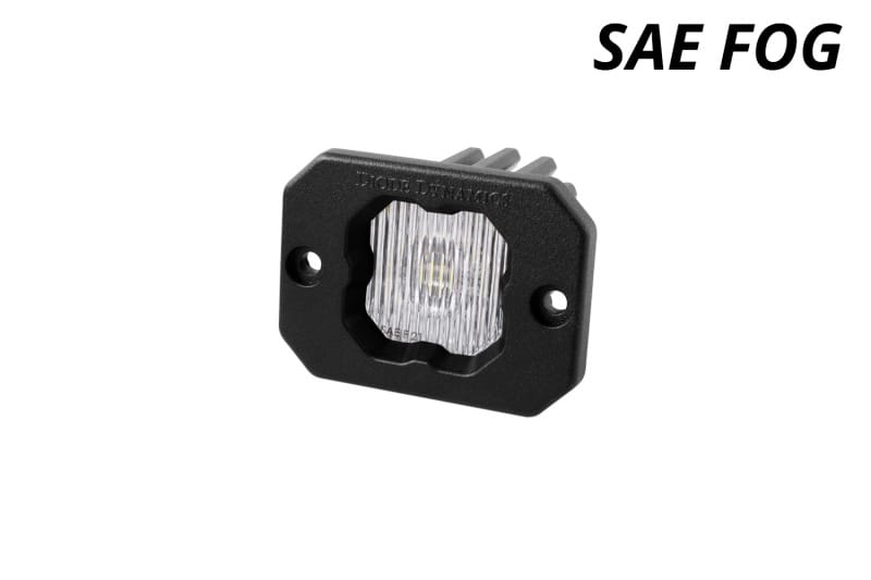 Diode Dynamics Stage Series C1 LED Pod - White SAE Fog Flush ABL Each thumbnail 2