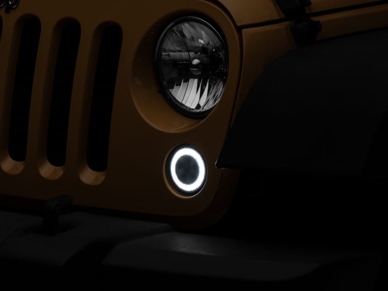 Raxiom 07-18 Jeep Wrangler JK Axial Series LED Turn Signals w/ Halo (Smoked) thumbnail 3