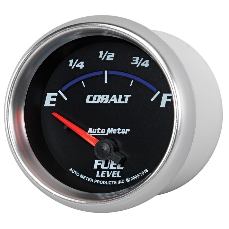 Autometer Cobalt 66.7mm 240-33 ohms Short Sweep Electronic Fuel Level Gauge thumbnail 2