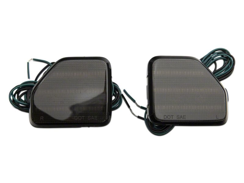 Raxiom 18-23 Jeep Wrangler JL Moab Rubicon Sahara Axial LED Rear Bumper Reflector Lights- Smoked thumbnail 2