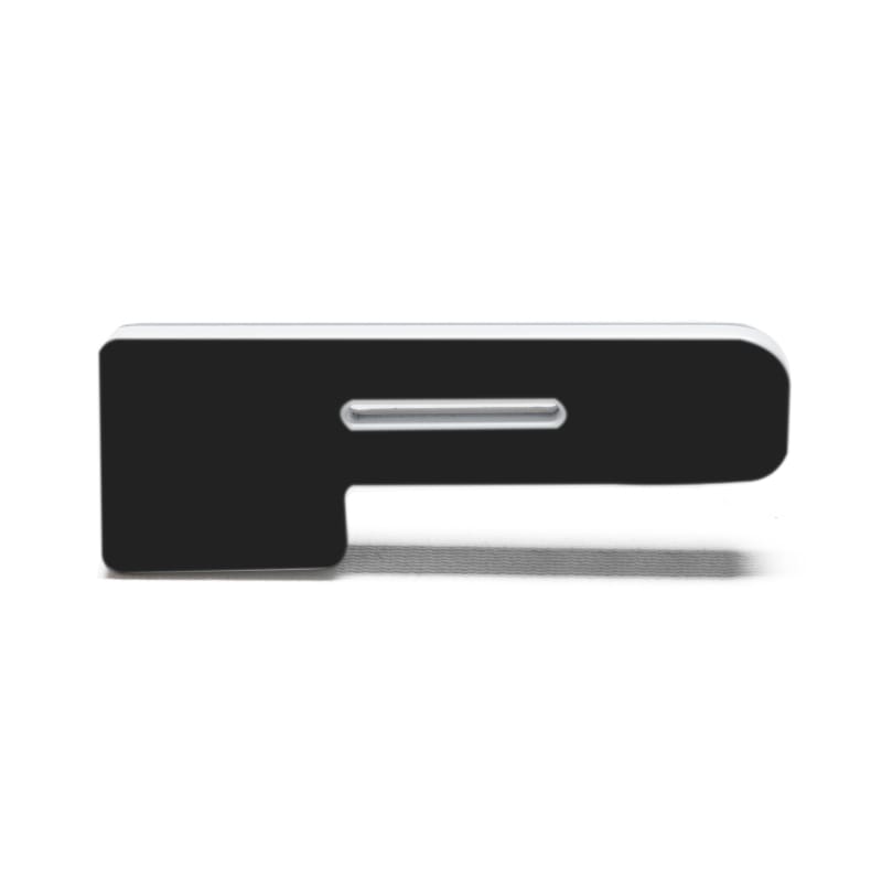 ORACLE Lighting Universal Illuminated LED Letter Badges - Matte Blk Surface Finish - P - 3141-P-005
