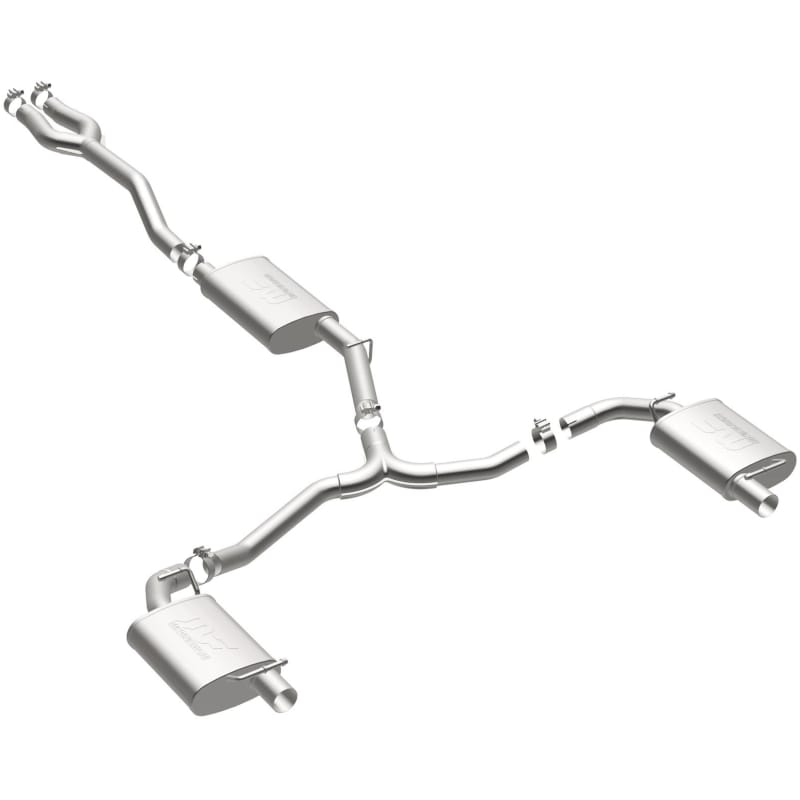 MagnaFlow Cat-Back SS Dual Split Rear Exit 2015 Dodge Charger/Chrysler 300C 3.6L V6 (Uses OEM Tips) thumbnail 3