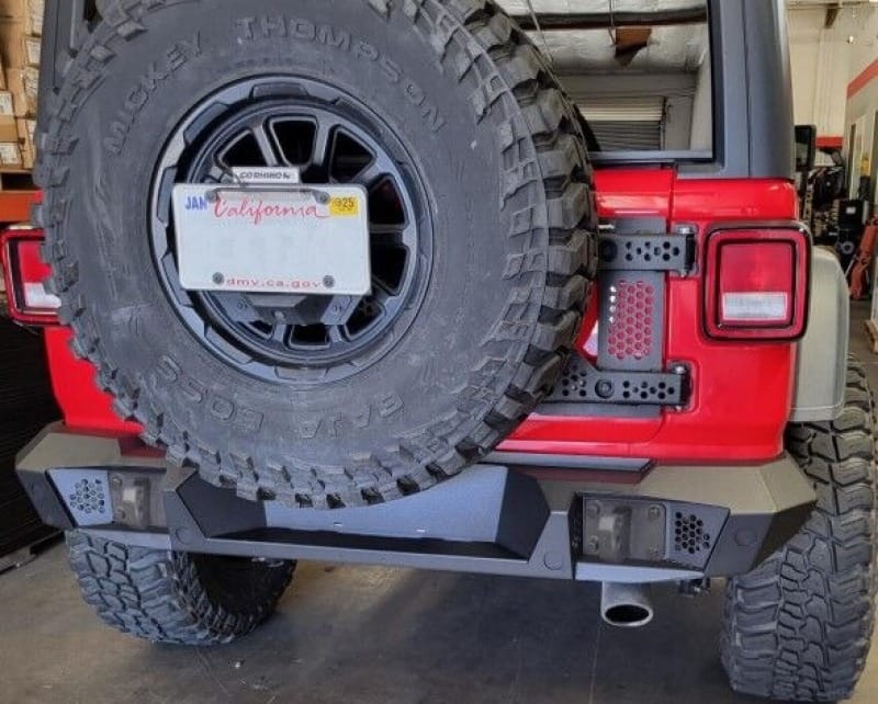 Go Rhino 2018+ Jeep Wrangler JL/JLU Trailline Full Width Rear Bumper thumbnail 2